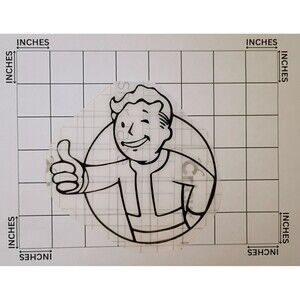 Fall Out Vinyl Decal Video Game Sticker Car Window Laptop Decals 5 inch